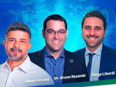 Trio anuncia qual deles ser o pr-candidato a prefeito de Cachoeiro