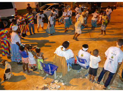 Cachoeiro: roda de caxambu em Monte Alegre marca encerramento de projeto