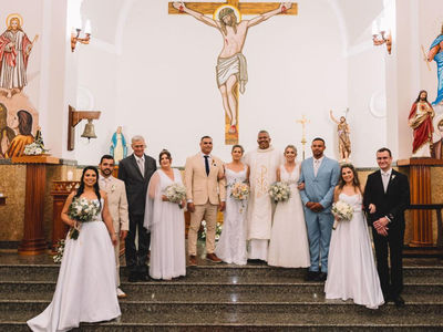 Casamento comunitrio: a realizao de um sonho para casais de Jacigu
