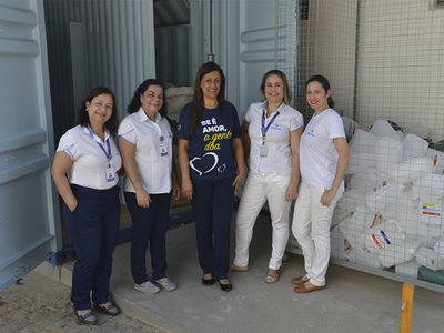 Santa Casa lana gincana entre funcionrios para arrecadar materiais reciclveis