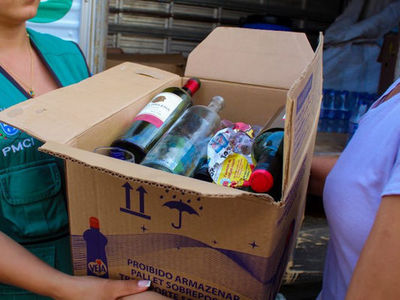 Cachoeiro ter coleta de vidros para reciclagem na prxima semana