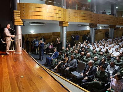 PPES realiza Aula Magna do Curso de Formao dos novos policiais penais