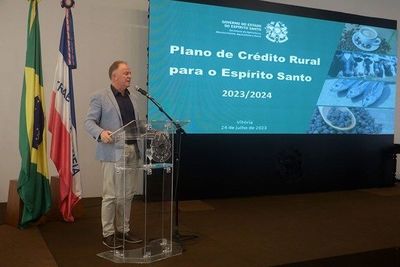 Plano de Crdito Rural  lanado no ES com valor recorde para a safra 2023/24