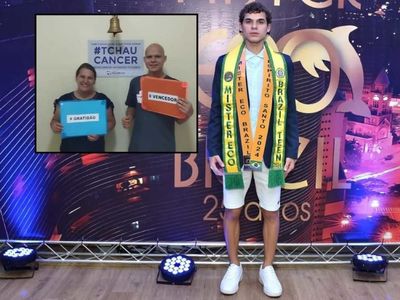 Aps vencer cncer, jovem de Castelo recebe ttulo de Mister Eco Brazil Teen