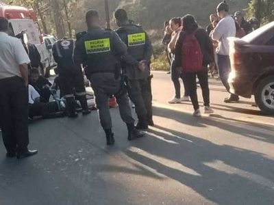 Motociclista  atropelado aps colidir com carro em Vargem Alta