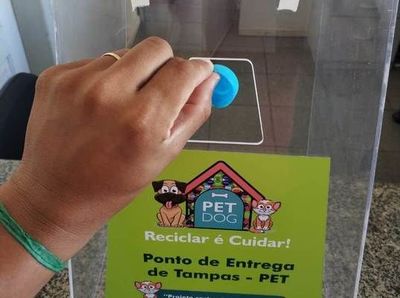 Projeto PetDog: populao pode ajudar juntando tampinhas plsticas